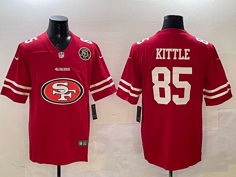 Men San Francisco 49ers #85 Kittle Red Brigade standard 2025 Nike Limited NFL Jersey style 4->san francisco 49ers->NFL Jersey